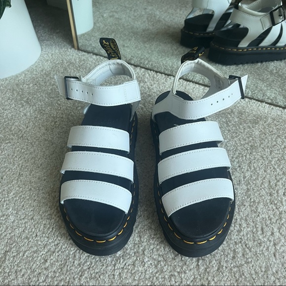 Dr. Martens White Blaire Fisherman Platform Sandal - Picture 5 of 8